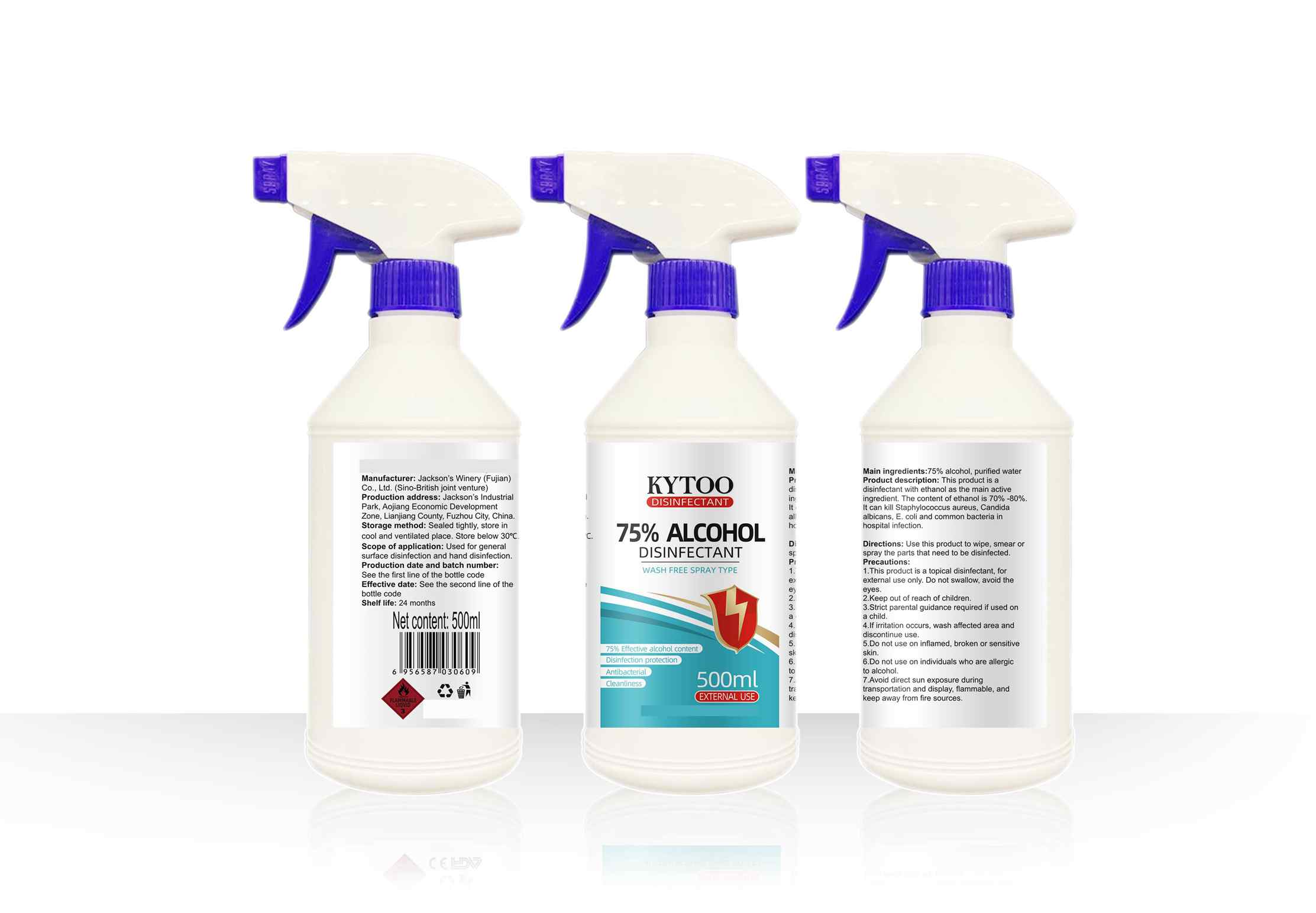 500ML ALCOHOL DISINFECTANT
